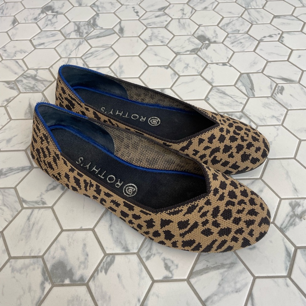 Rothy's “The Flat” in Leopard Print